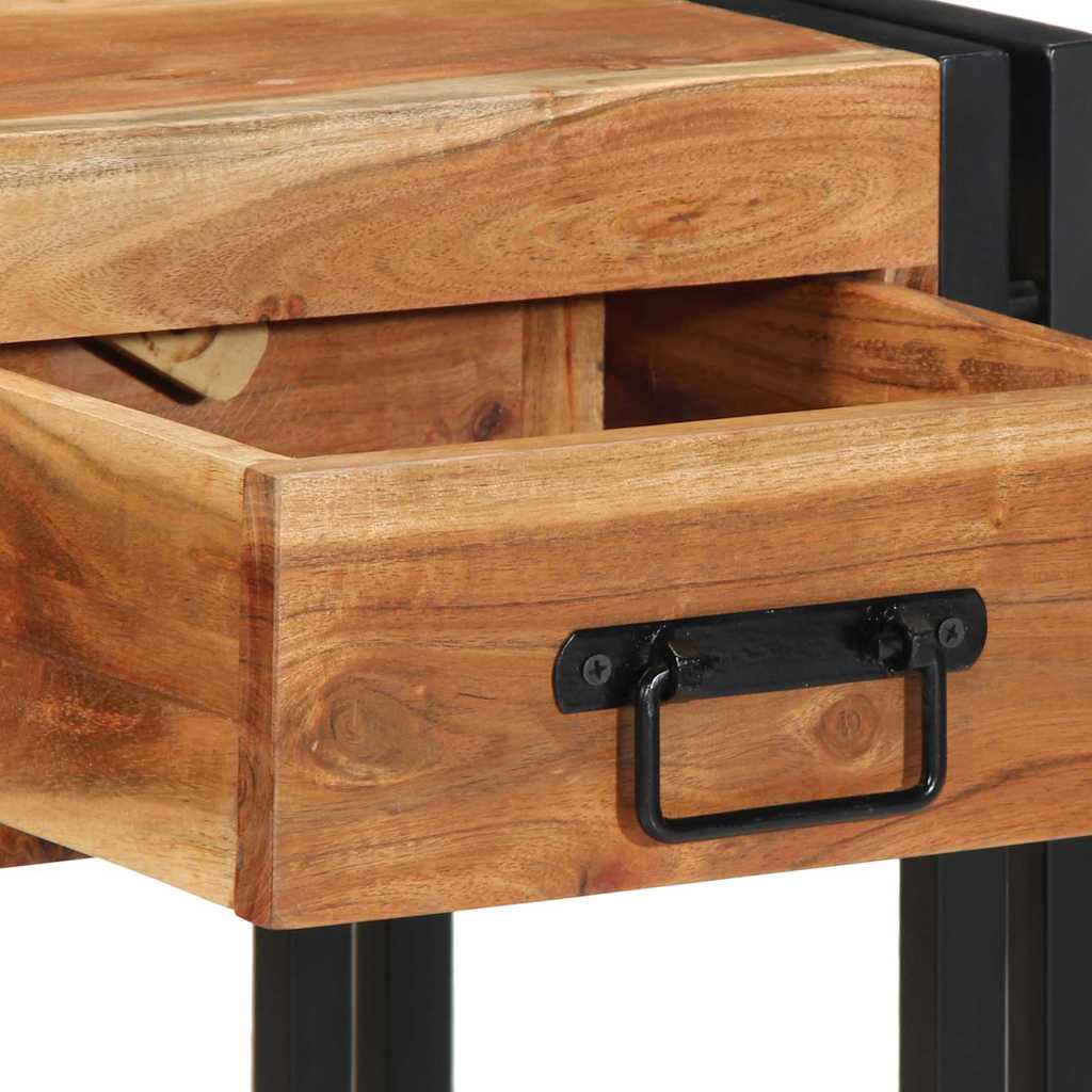 vidaXL Κομοδίνο 2 pcs Καφέ 40 x 35 x 50 εκ. Μασίφ ξύλο ακακίας