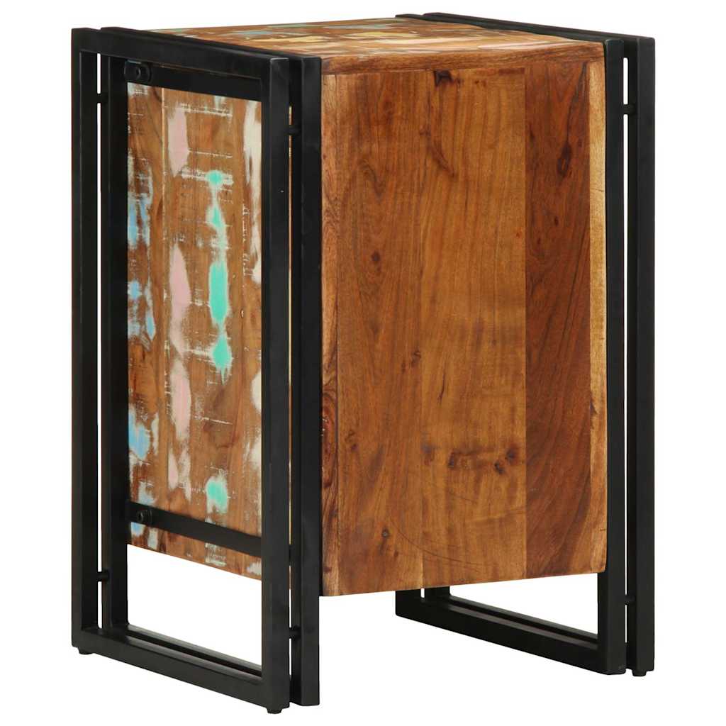 vidaXL Κομοδίνο 40x40x59 εκ. από Μασίφ Ξύλο Ανακυκλωμένου Ξύλου