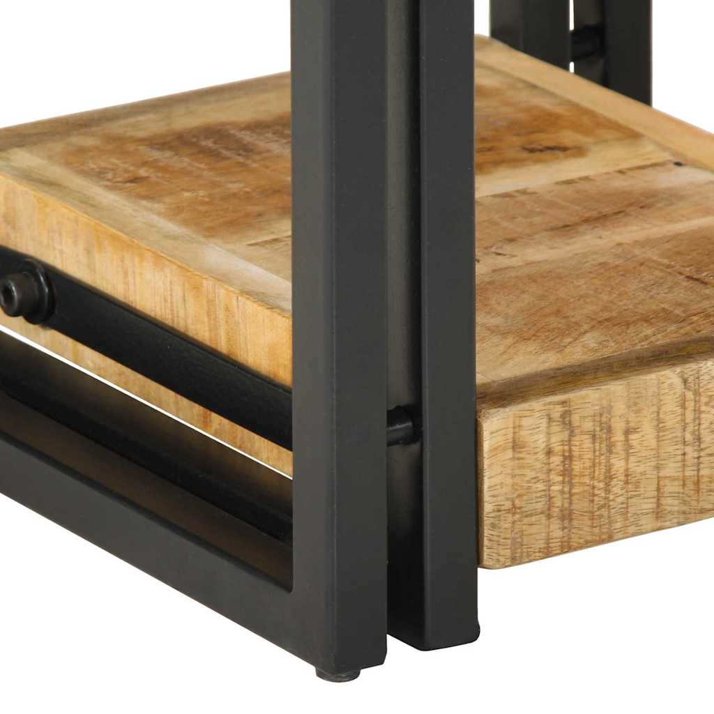 vidaXL Κομοδίνο 2 pcs Καφέ 30 x 30 x 40 cm Μασίφ ξύλο μάνγκο