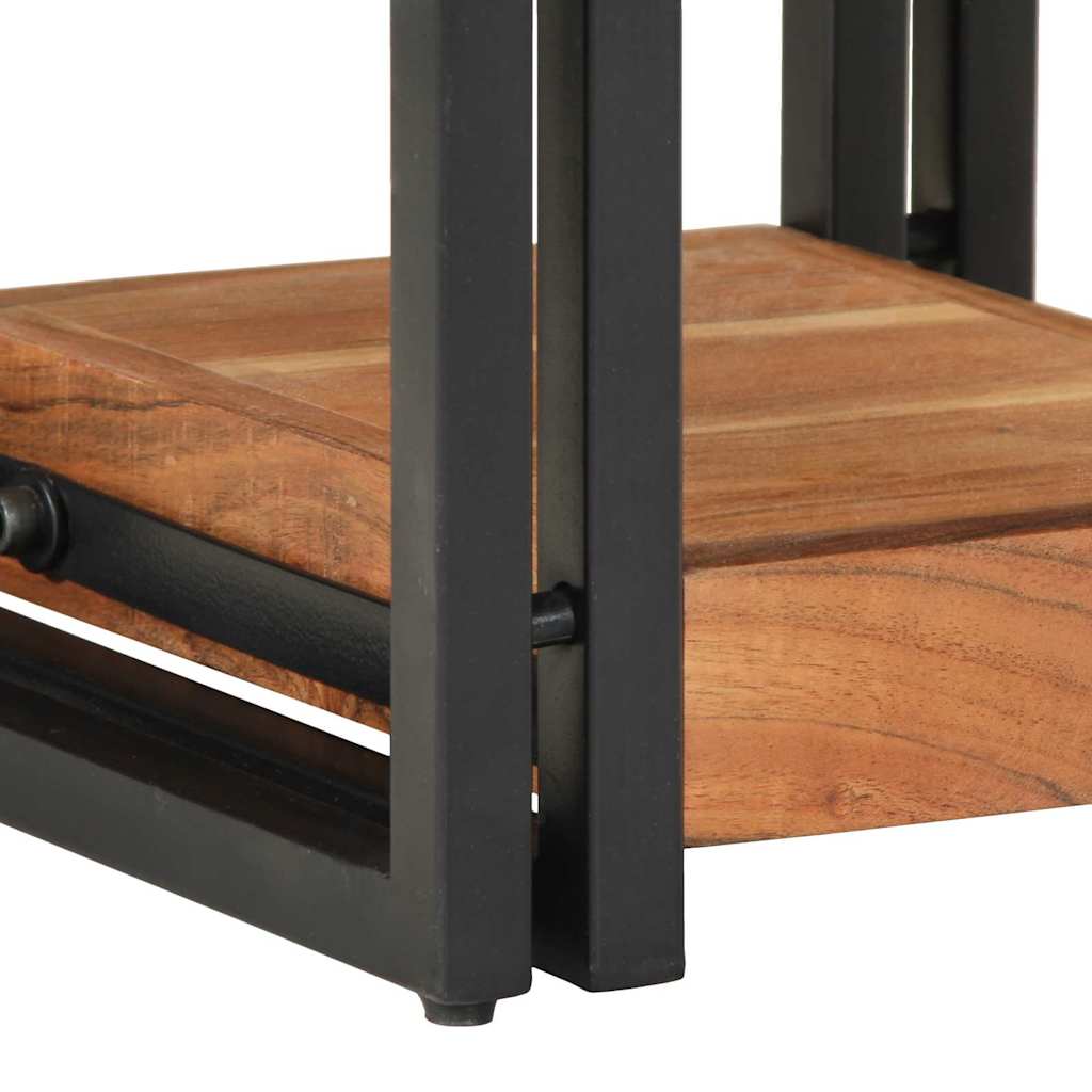 vidaXL Κομοδίνο 2 pcs Καφέ 30 x 30 x 40 cm Μασίφ ξύλο ακακίας