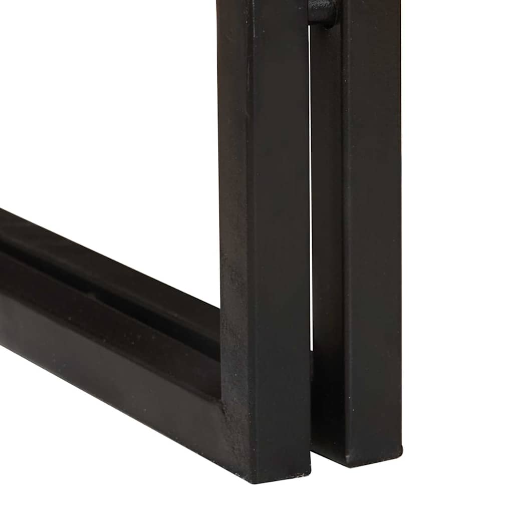 vidaXL Πλαϊνό γραφείο Καφέ 66 x 33 x 70 εκ. Μασίφ ξύλο μάνγκο