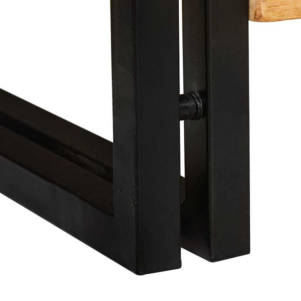 vidaXL Ντουλάπα Παπουτσιών Καφέ 90 x 38 x 45 εκ. Μασίφ ξύλο μάνγκο