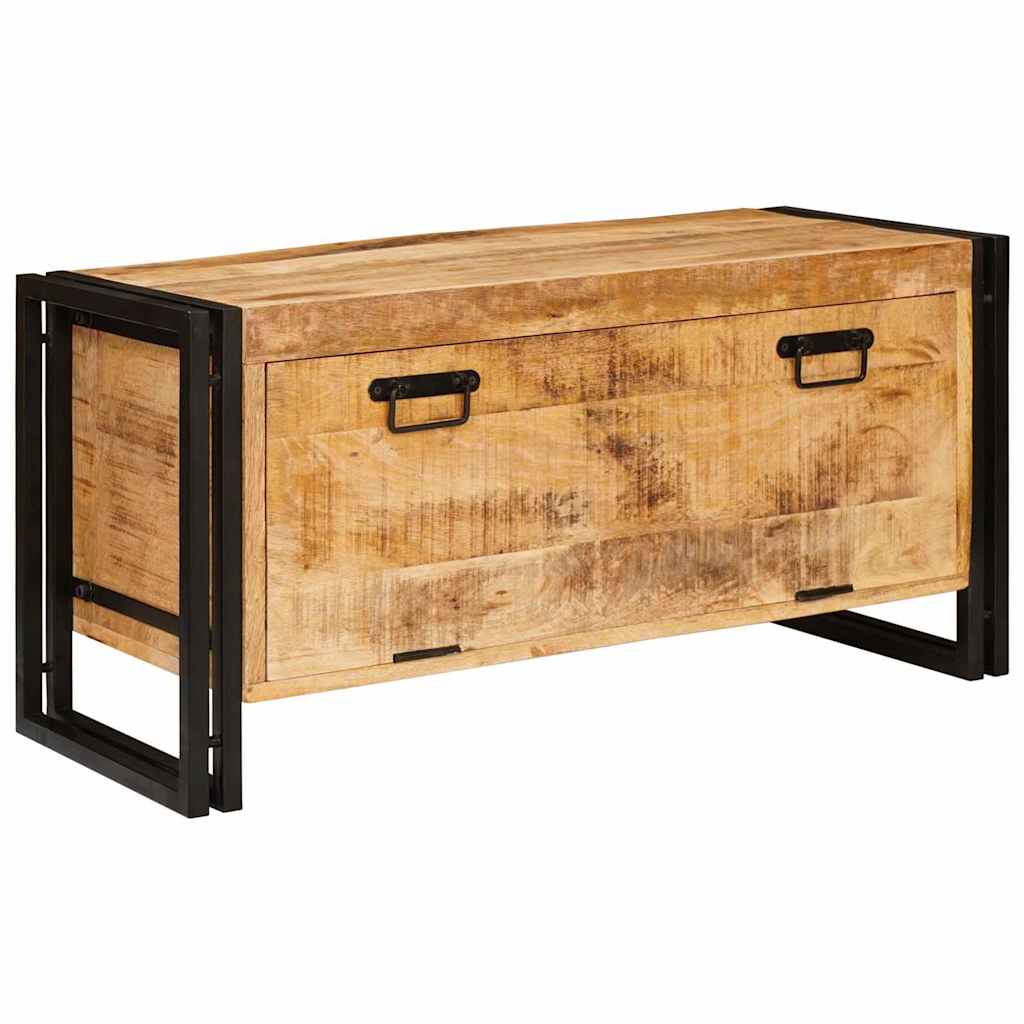 vidaXL Ντουλάπα Παπουτσιών Καφέ 90 x 38 x 45 εκ. Μασίφ ξύλο μάνγκο