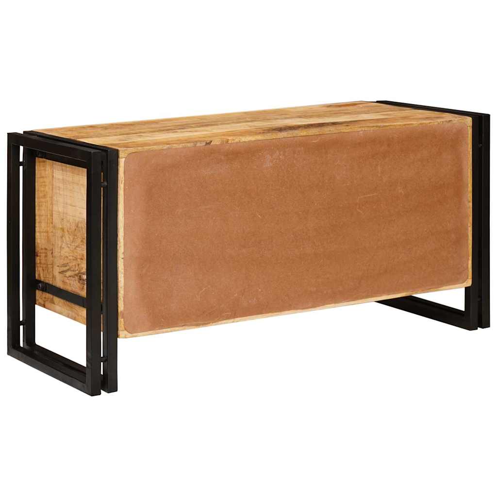 vidaXL Ντουλάπα Παπουτσιών Καφέ 90 x 38 x 45 εκ. Μασίφ ξύλο μάνγκο