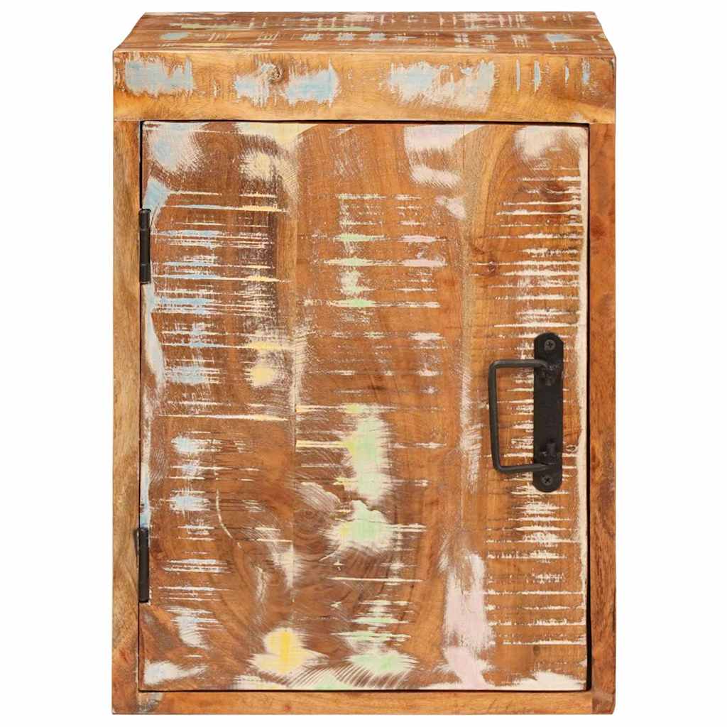 vidaXL Κομοδίνο Καφέ 35 x 33 x 48 εκ Ανακτημένο Στερεό Ξύλο