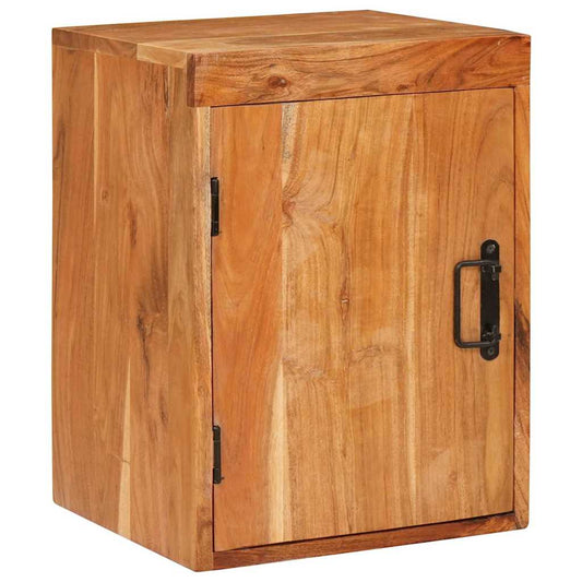 vidaXL Κομοδίνο Καφέ 35 x 33 x 48 εκ Σταθερό Ξύλο Ακακίας