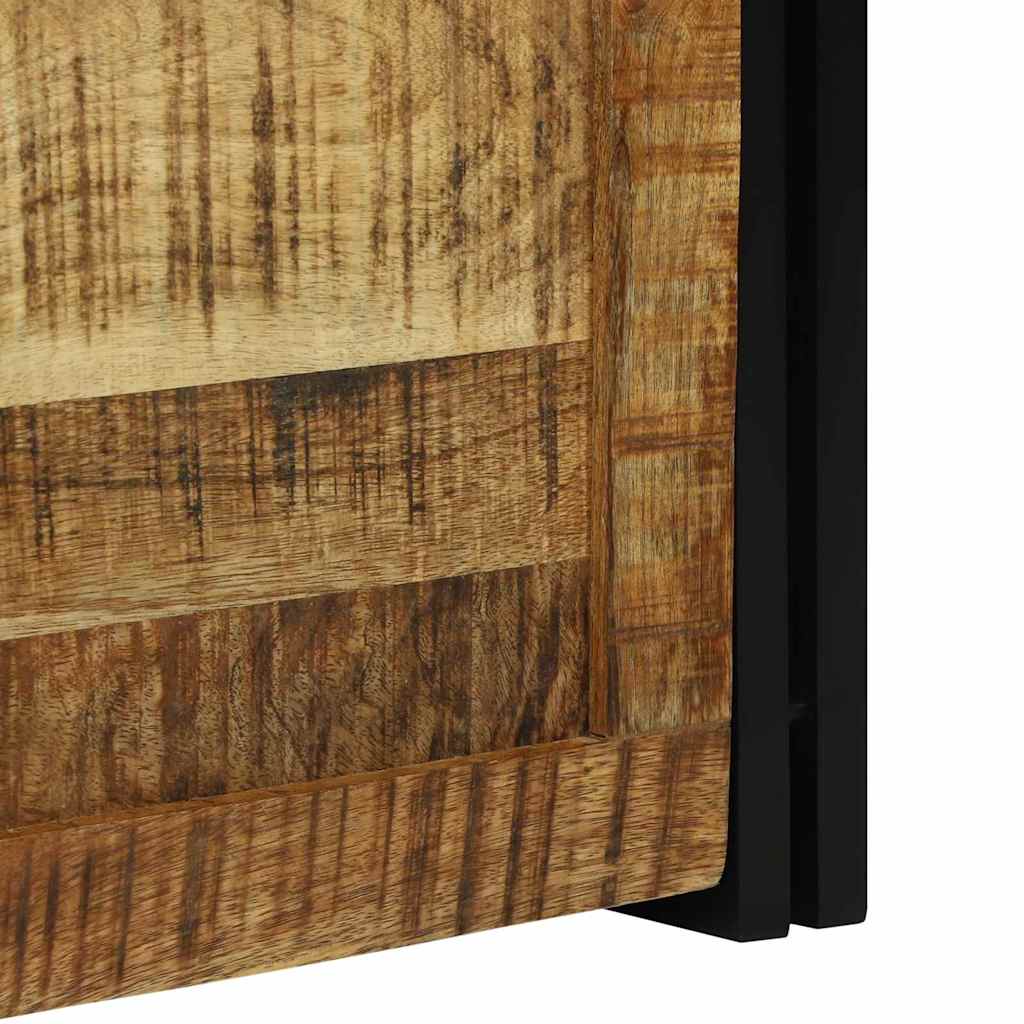 vidaXL Κουτί αποθήκευσης Καφέ και Μαύρο 50 x 50 x 50 cm