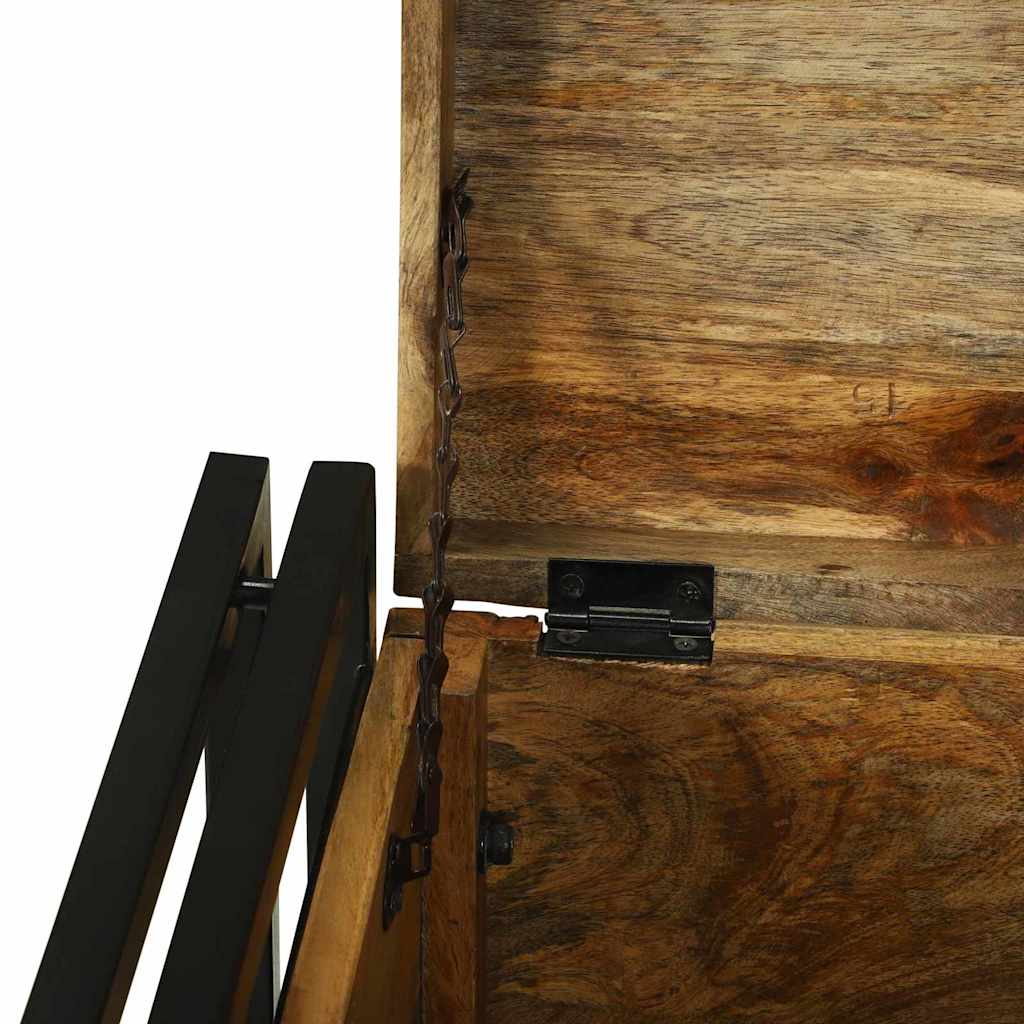 vidaXL Κουτί αποθήκευσης 40 x 40 x 40 cm Μασίφ ξύλο μάνγκο