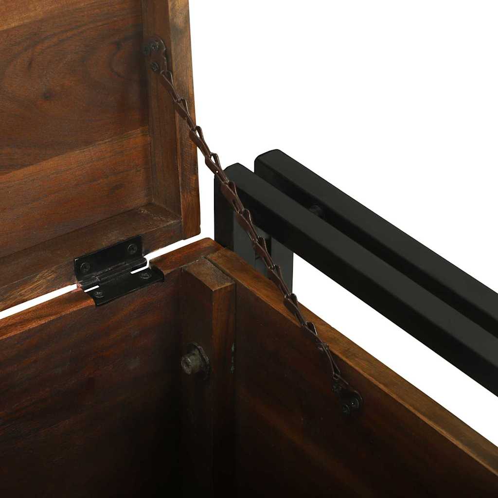 vidaXL Κουτί αποθήκευσης 40 x 40 x 40 cm Μασίφ ξύλο ακακίας