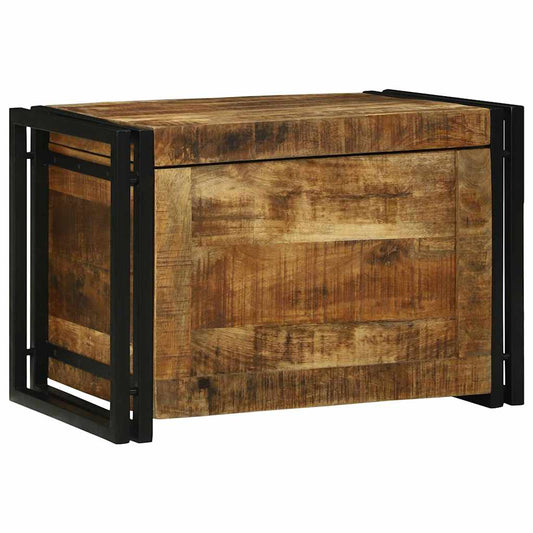 vidaXL Κουτί αποθήκευσης Καφέ και Μαύρο 60 x 40 x 41 εκ