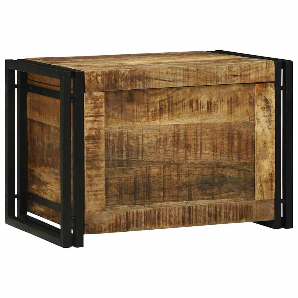 vidaXL Κουτί αποθήκευσης Καφέ και Μαύρο 60 x 40 x 41 εκ
