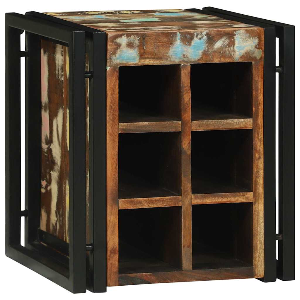 vidaXL Ράφι κρασιού 34.5x35x39 εκ. Ανακυκλωμένο ξύλο