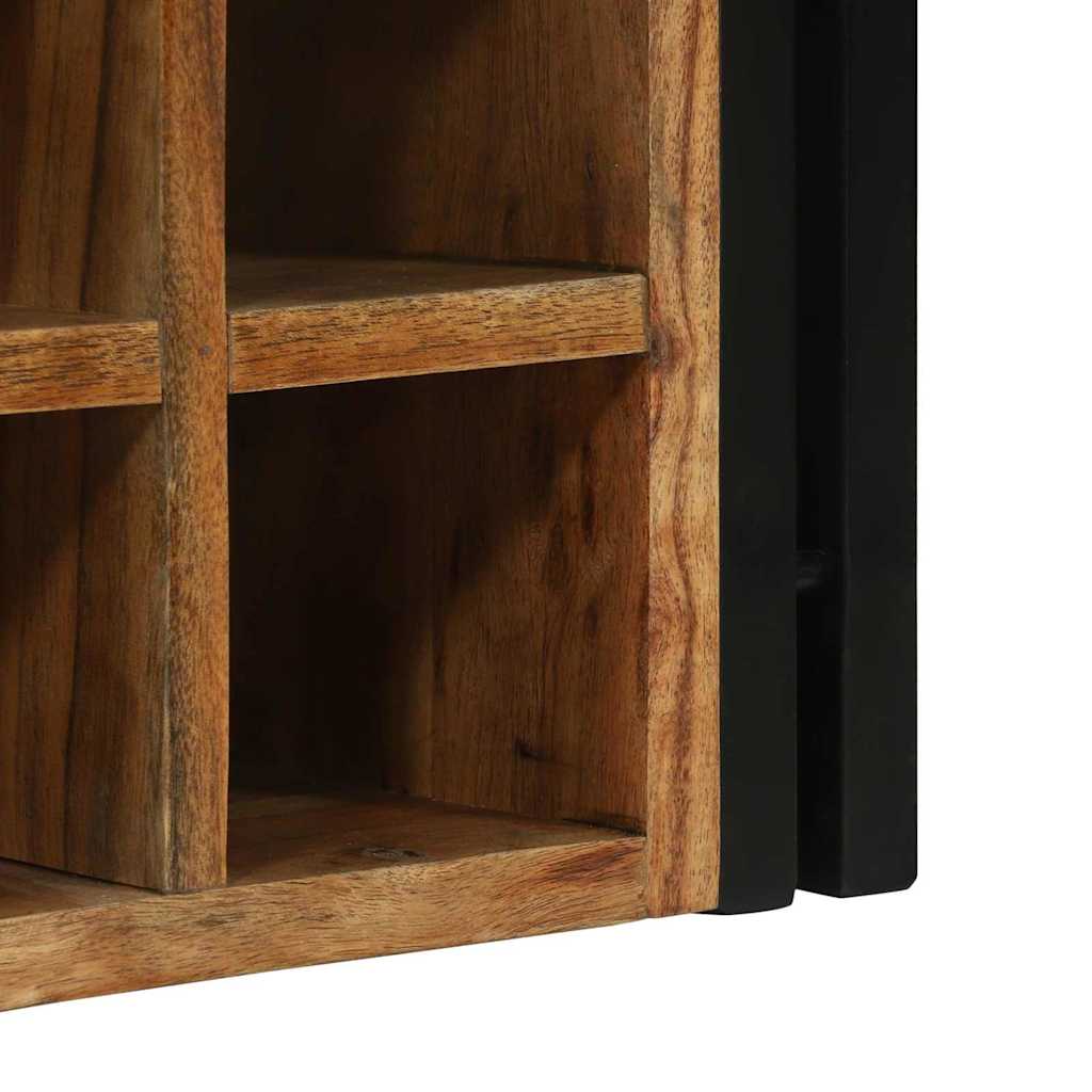 vidaXL Ράφι Κρασιού 46x35x27.5 cm Μασίφ Ξύλο Ακακίας