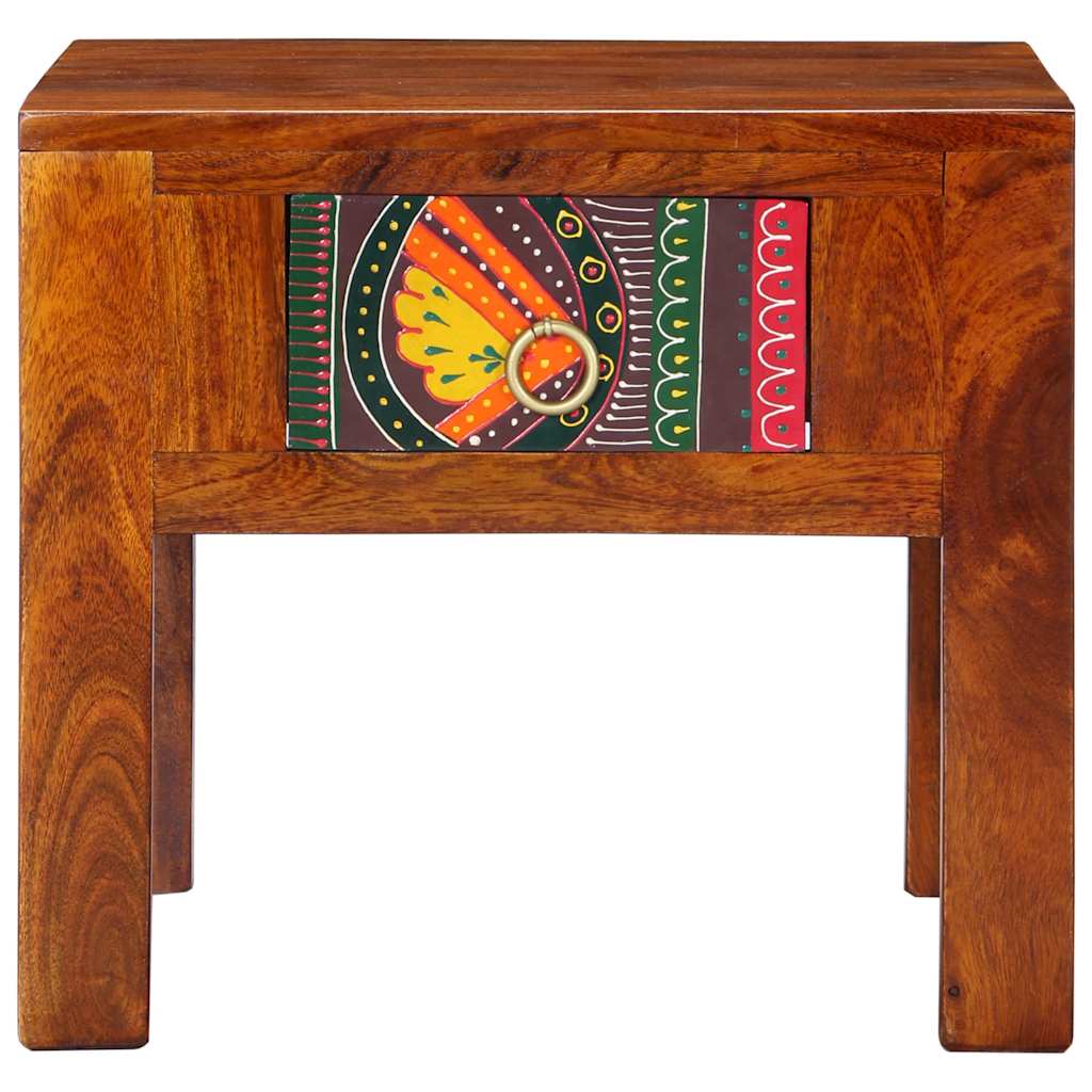 vidaXL Κομοδίνο 2 τεμάχια 40x40x36 cm μασίφ ξύλο ακακίας