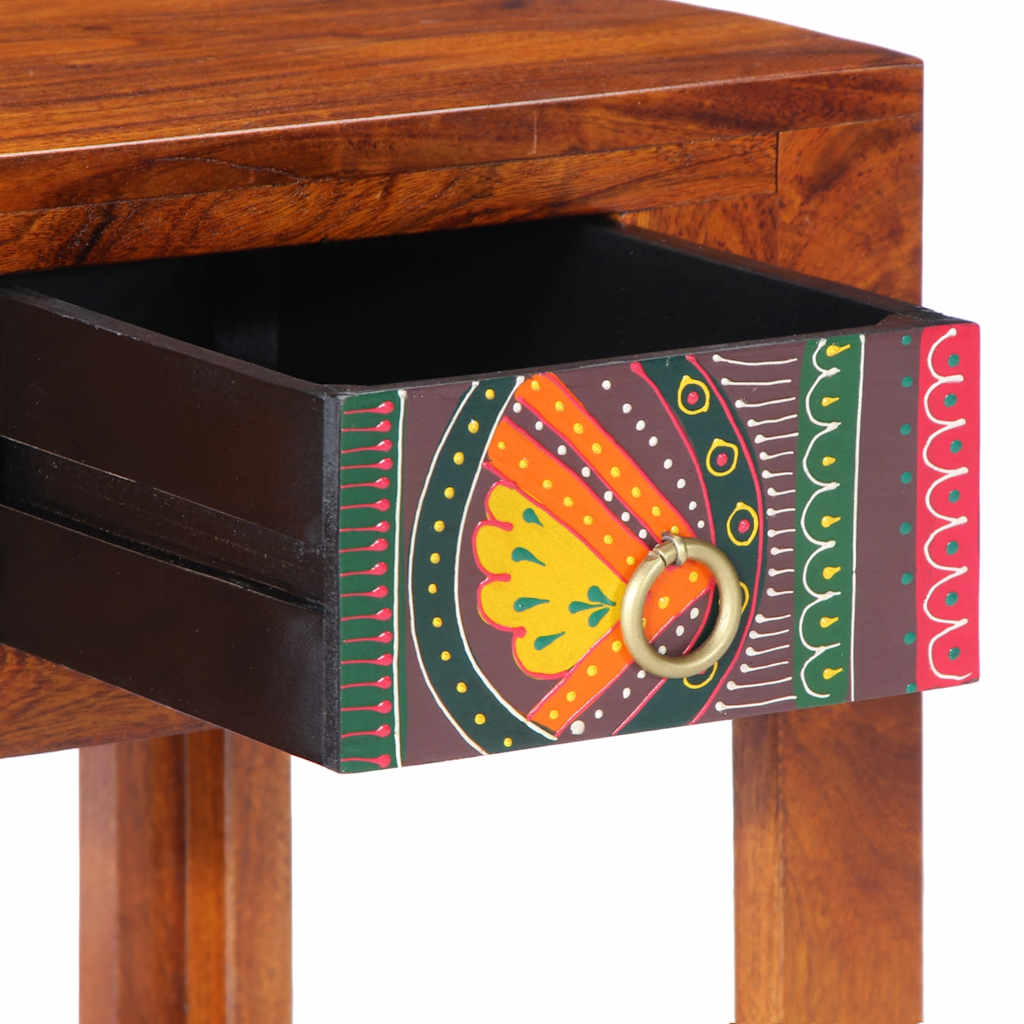 vidaXL Κομοδίνο 2 τεμάχια 40x40x36 cm μασίφ ξύλο ακακίας