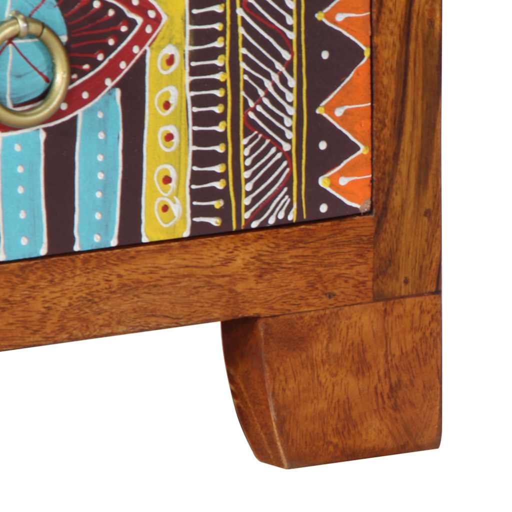 vidaXL Κομοδίνο 2 τεμάχια 35x35x45 cm μασίφ ξύλο ακακίας