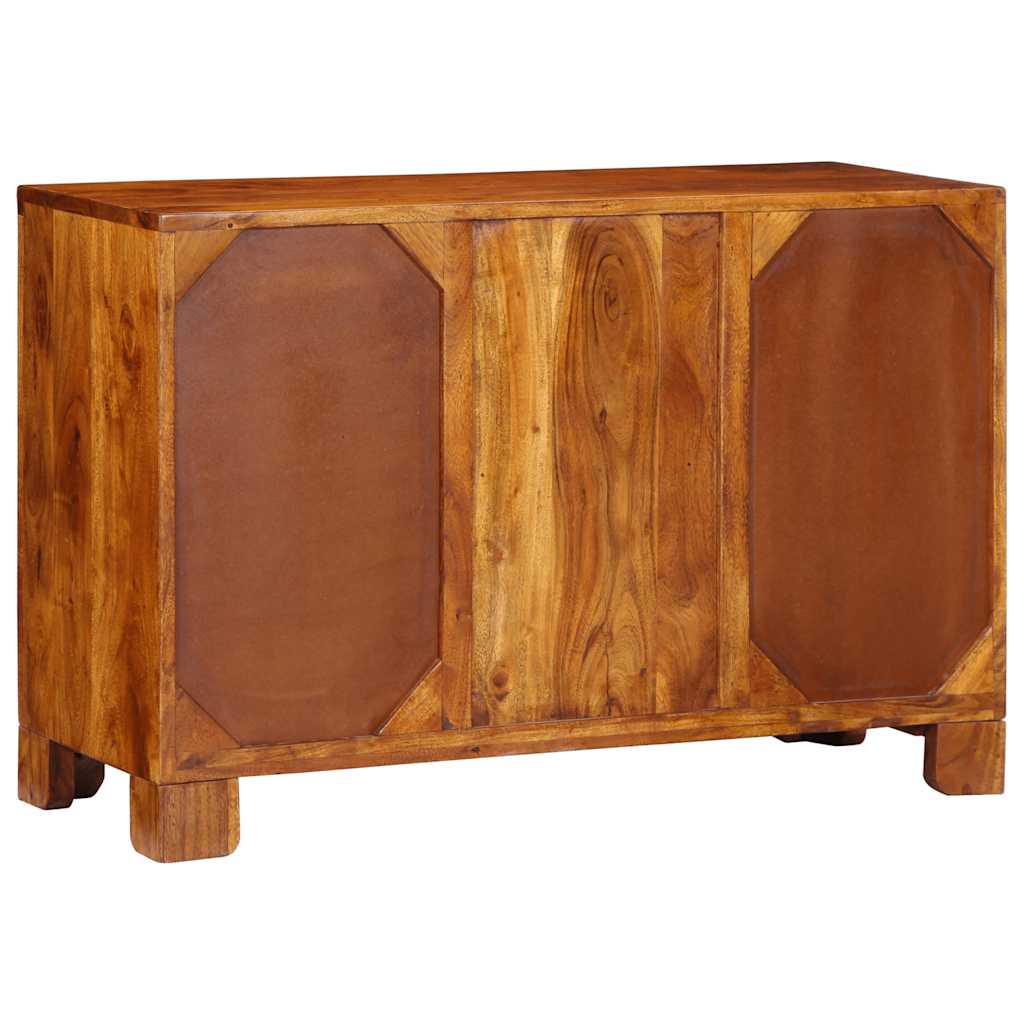 vidaXL Sideboard Πολύχρωμο 90x35x60 μασίφ ξύλο ακακίας