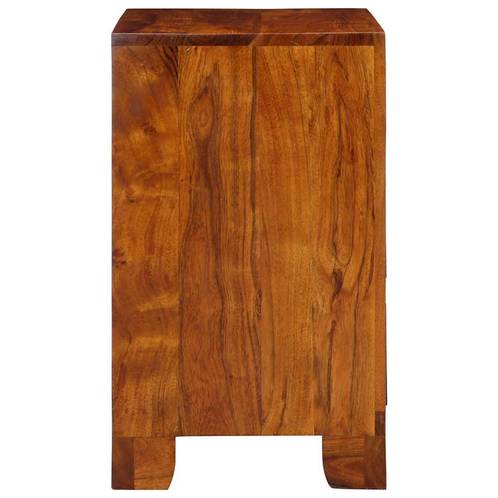 vidaXL Sideboard Πολύχρωμο 50x35x60 μασίφ ξύλο ακακίας