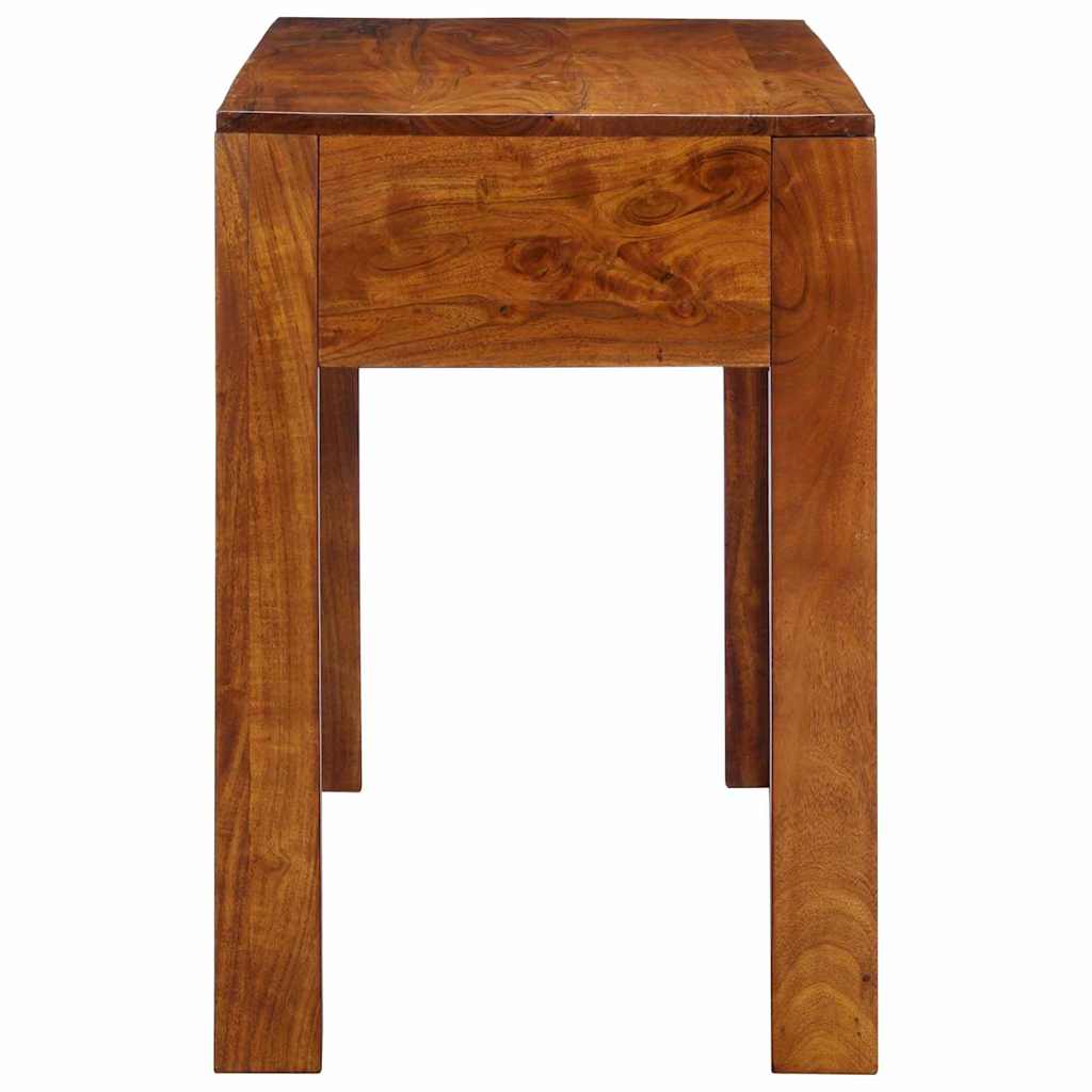 vidaXL Γραφείο με συρτάρι Καφέ 110 x 50 x 73 εκ Μασίφ ξύλο ακακίας