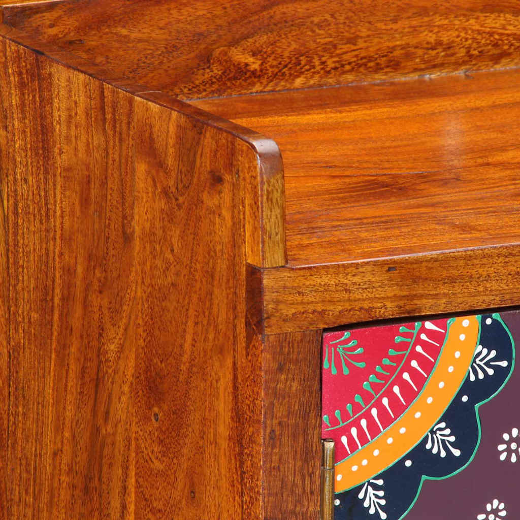 vidaXL Ντουλάπα Παπουτσιών Καφέ 55 x 35 x 75 εκ Μασίφ ξύλο ακακίας