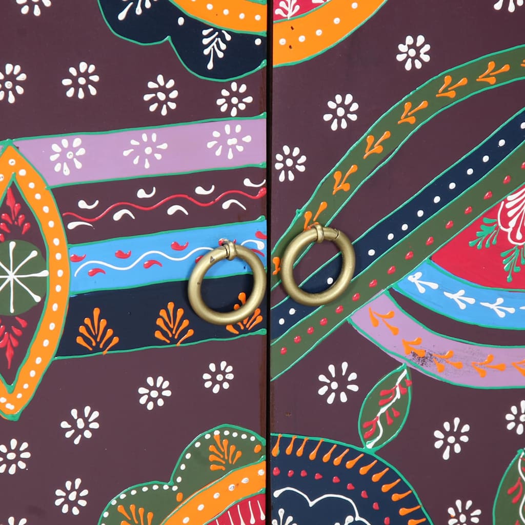 vidaXL Ντουλάπα Παπουτσιών Καφέ 55 x 35 x 75 εκ Μασίφ ξύλο ακακίας