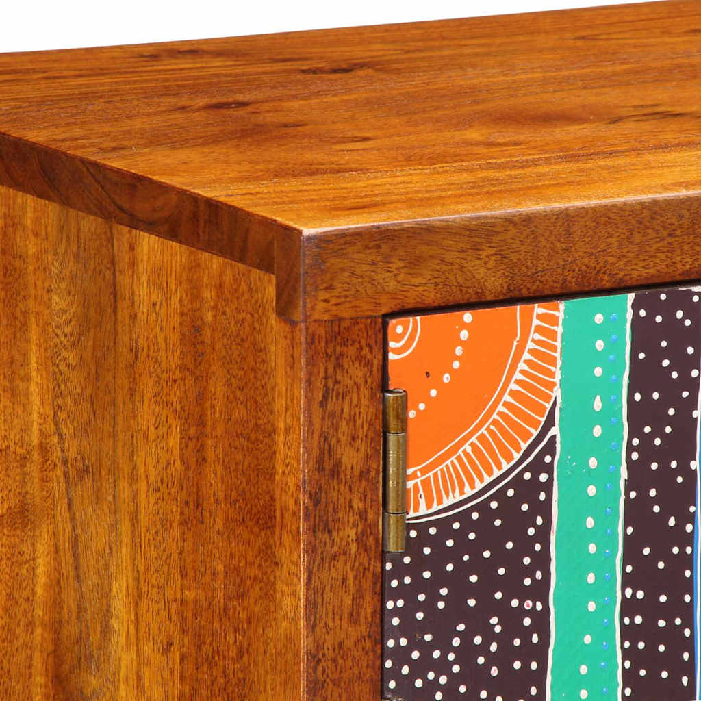 vidaXL Ντουλάπα Παπουτσιών Καφέ 90 x 35 x 55 εκ. Μασίφ ξύλο ακακίας