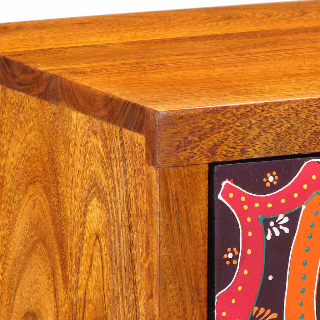 vidaXL Κομοδίνο 2 pcs Καφέ 35 x 30 x 40 εκ. Μασίφ ξύλο ακακίας