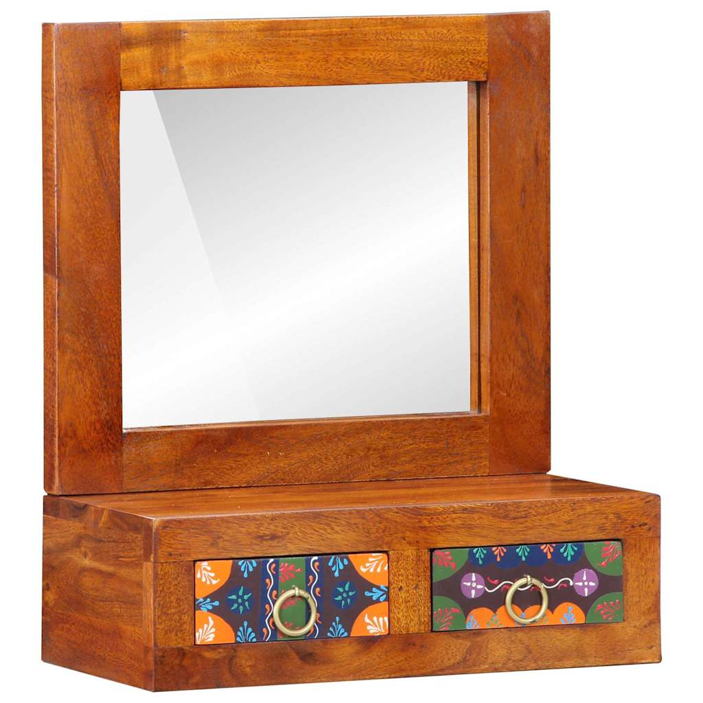 vidaXL Ντουλάπα Τοίχου Καφέ 40 x 20 x 50 εκ Μασίφ ξύλο ακακίας