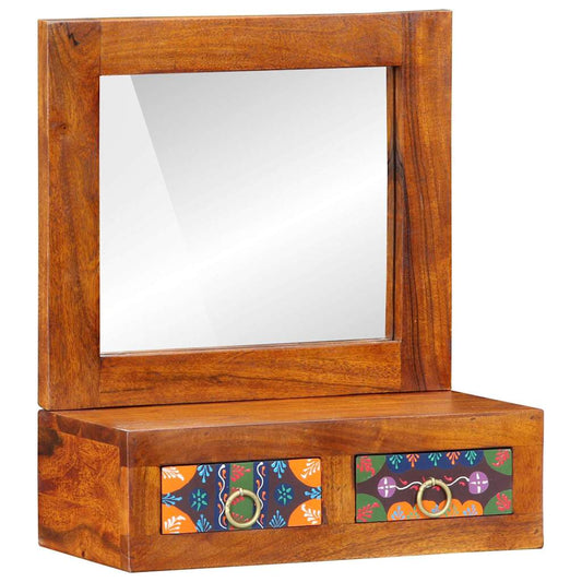 vidaXL Ντουλάπα Τοίχου Καφέ 40 x 20 x 50 εκ Μασίφ ξύλο ακακίας