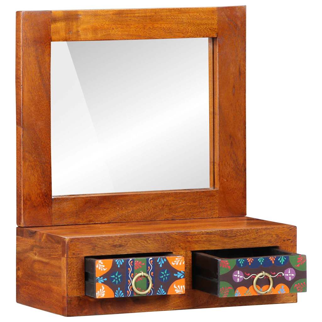 vidaXL Ντουλάπα Τοίχου Καφέ 40 x 20 x 50 εκ Μασίφ ξύλο ακακίας