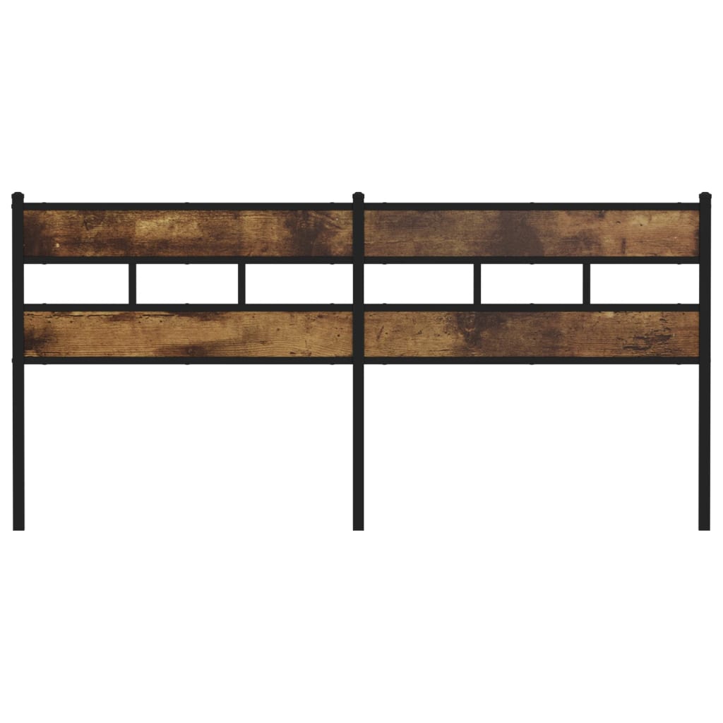 vidaXL Κεφαλάρι Καπνιστή Δρυς 180 εκ. Σιδερένιο/Επεξεργασμένο Ξύλο