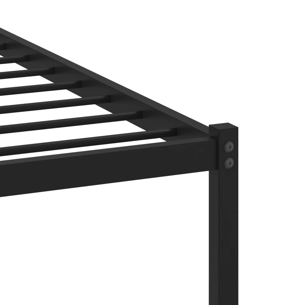 vidaXL Σκελετός Κρεβ. Χωρίς Στρώμα Sonoma Δρυς 160x200 εκ. Μεταλλικό