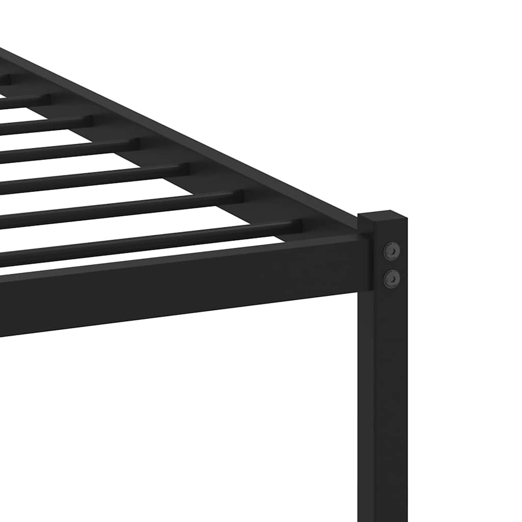 vidaXL Σκελετός Κρεβ. Χωρίς Στρώμα Sonoma Δρυς 180x200 εκ. Μεταλλικό