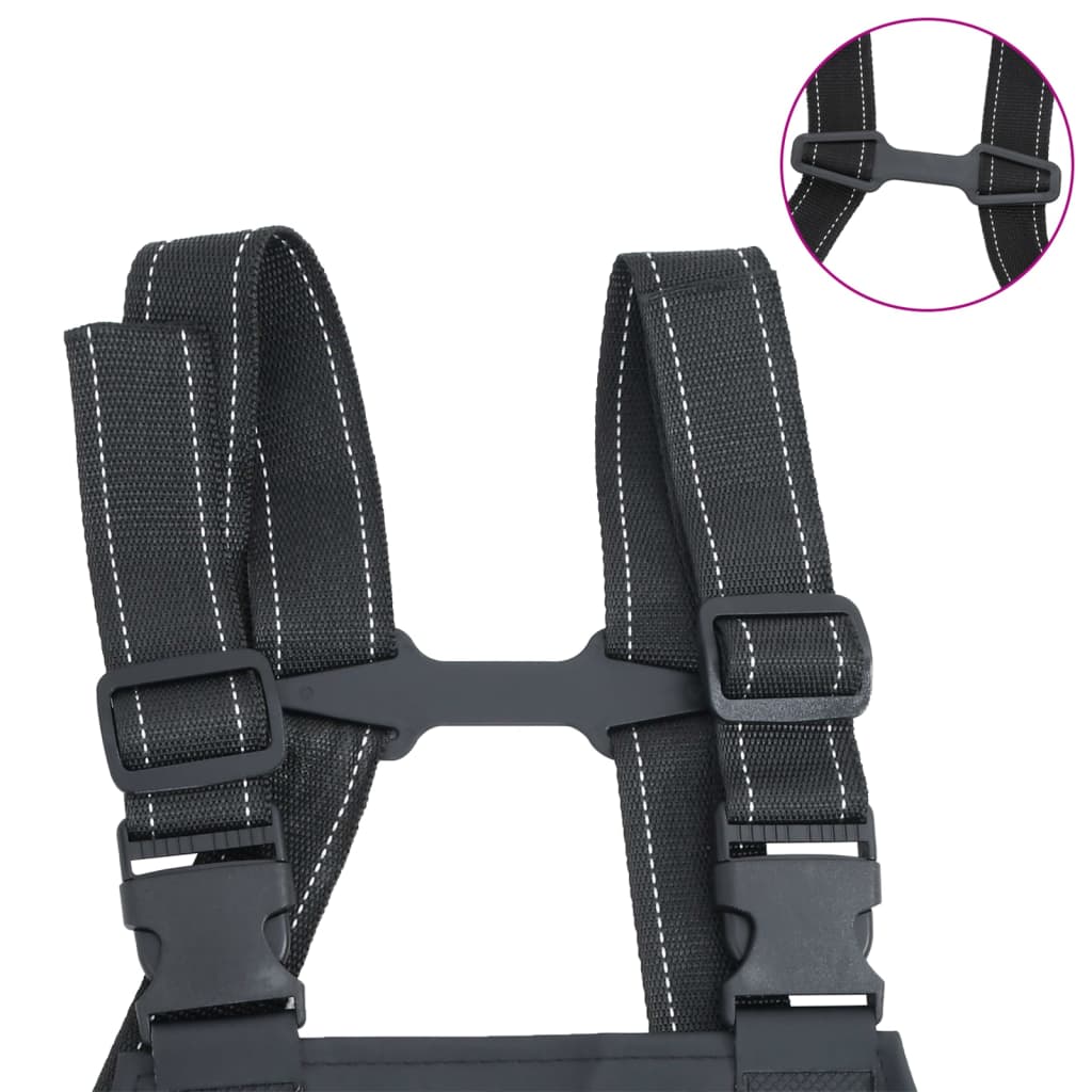 vidaXL Κολυμβητικές βάτες στήθους μπότες Μαύρο μέγεθος 44