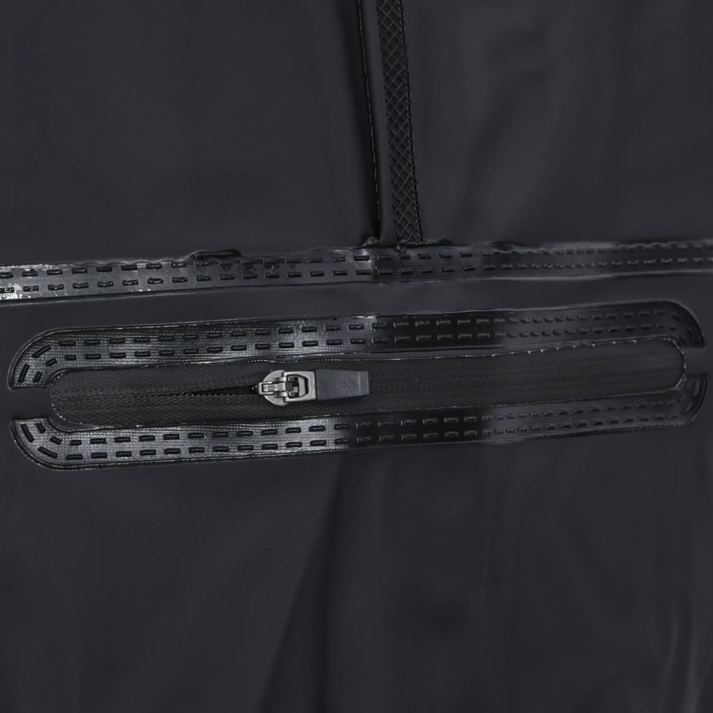 vidaXL Κολυμβητικές βάτες στήθους μπότες ζώνη Μαύρο μέγεθος 38