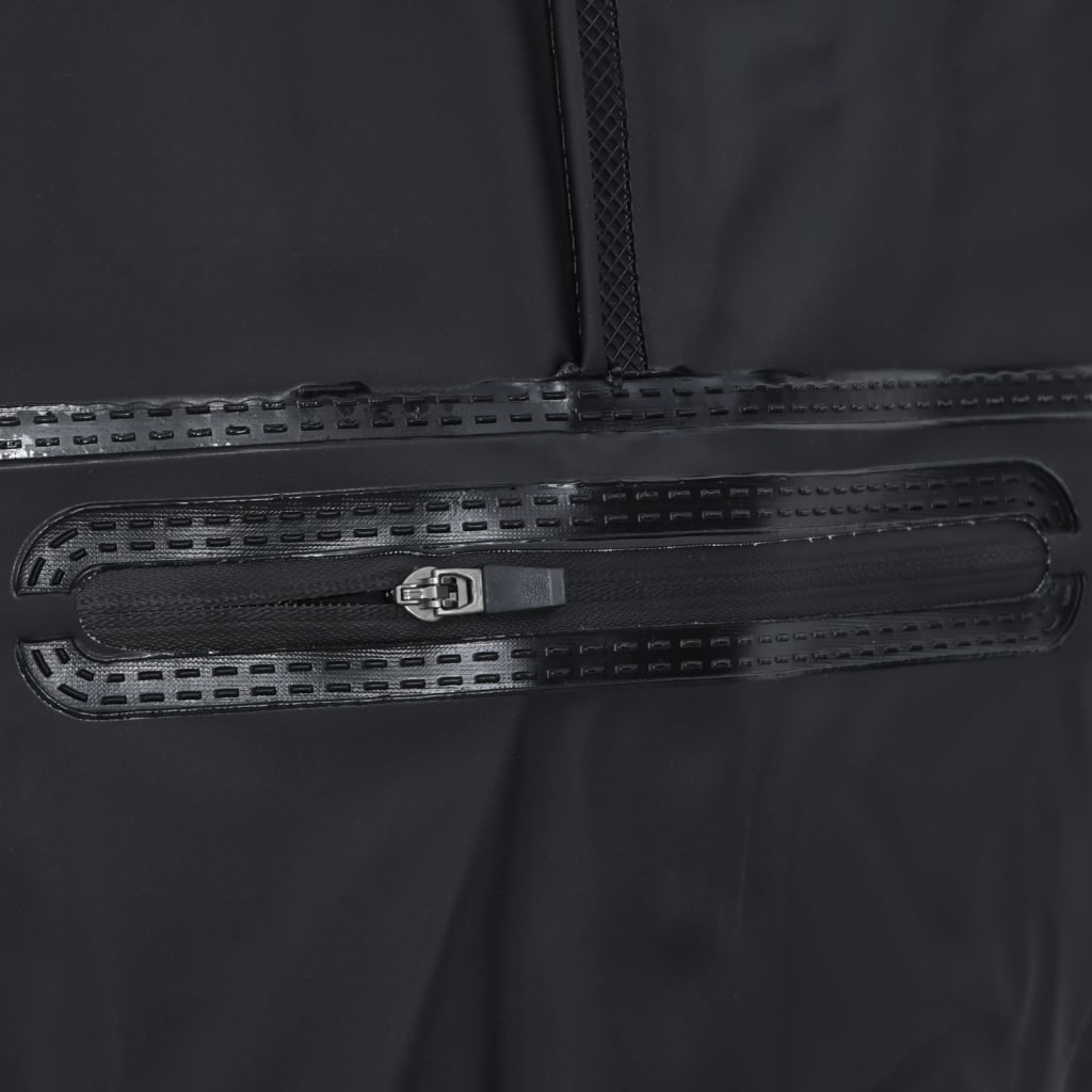 vidaXL Κολυμβητικές βάτες στήθους μπότες ζώνη Μαύρο μέγεθος 45