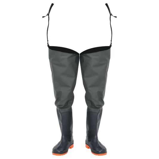 vidaXL Γαλότσες Ψηλές Σκούρες Πράσινες Μέγεθος 40