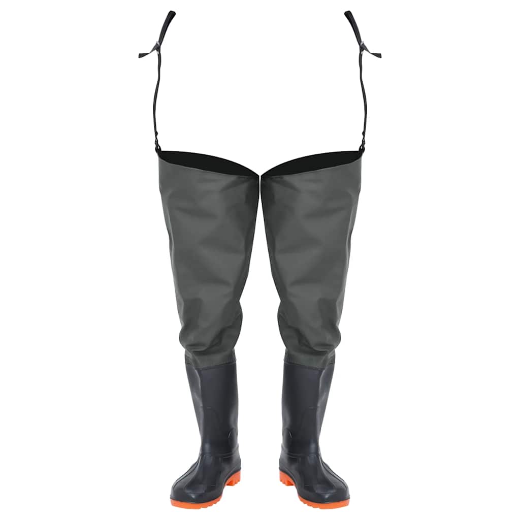 vidaXL Γαλότσες Ψηλές Σκούρες Πράσινες Μέγεθος 44