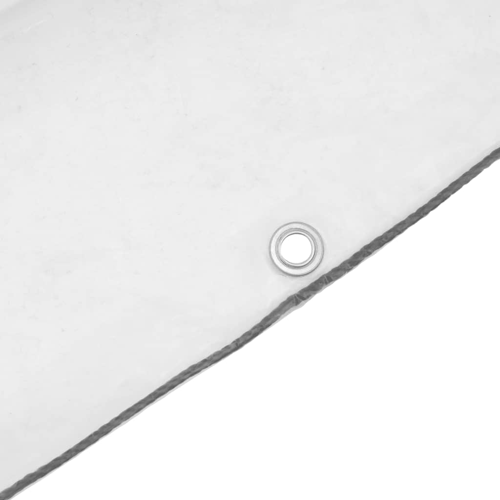 vidaXL Σαφής μουσαμάς με οπές 2x8 m Πολυαιθυλένιο