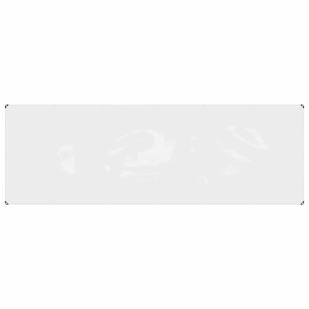 vidaXL Σαφής μουσαμάς με οπές 1x3 m PVC