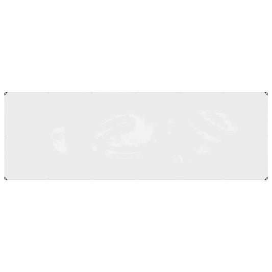 vidaXL Σαφής μουσαμάς με οπές 1x3 m PVC