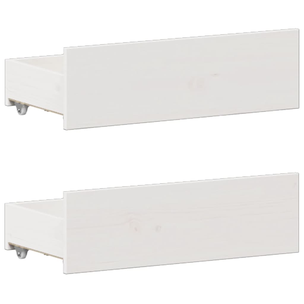 vidaXL Κρεβάτι Βιβλιοθήκη Χωρίς Στρώμα 180x200 εκ Μασίφ Ξύλο Πεύκου