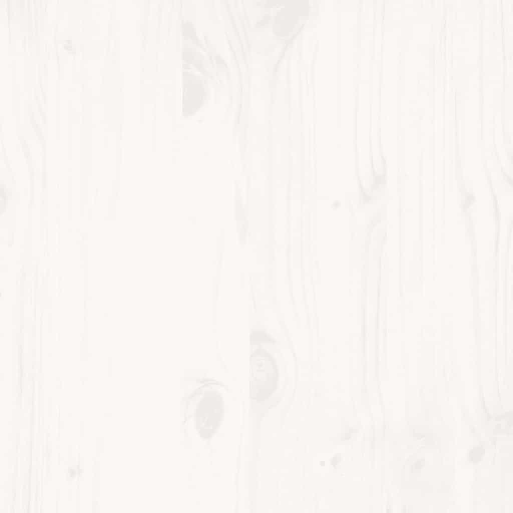 vidaXL Σκελετός Κρεβ. Χωρίς Στρώμα Λευκό 140x200 εκ Μασίφ Πεύκο