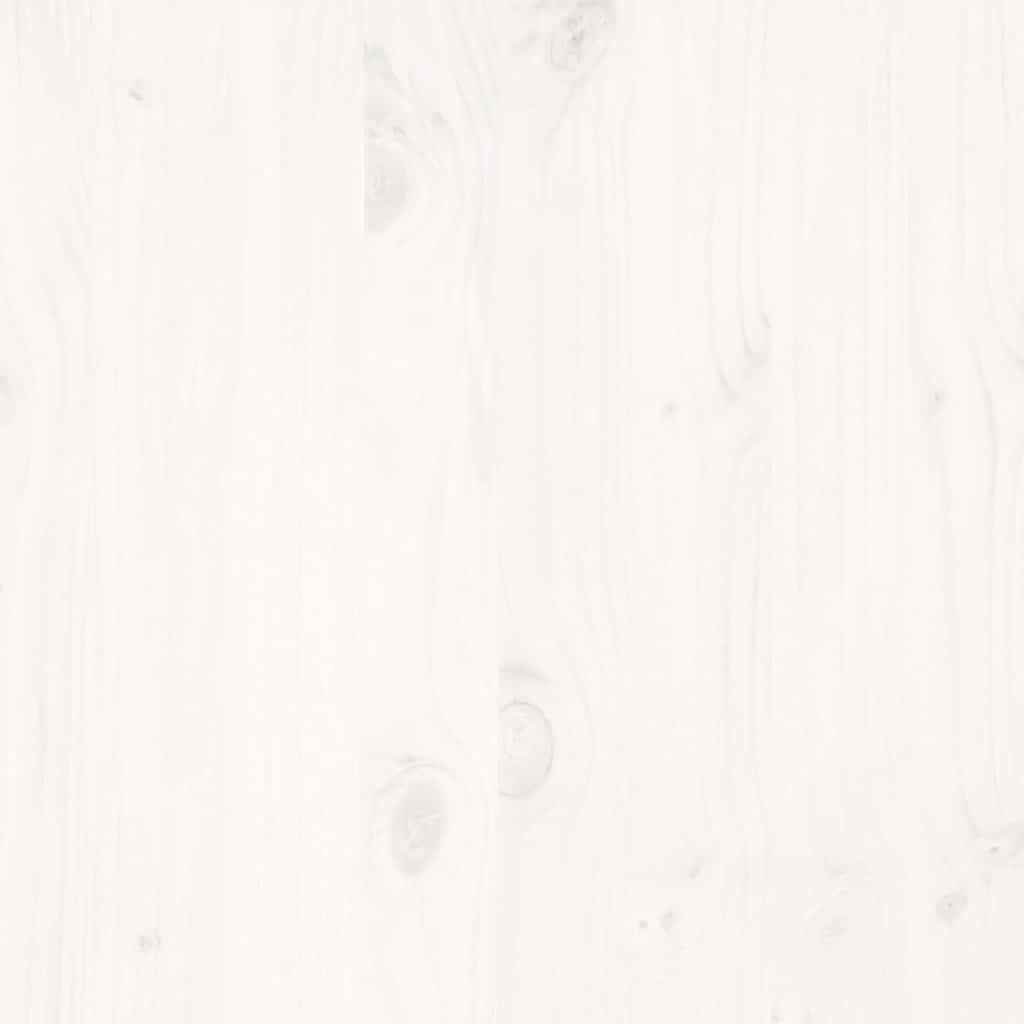 vidaXL Σκελετός Κρεβ. Χωρίς Στρώμα Λευκό 90x200 εκ Μασίφ Πεύκο