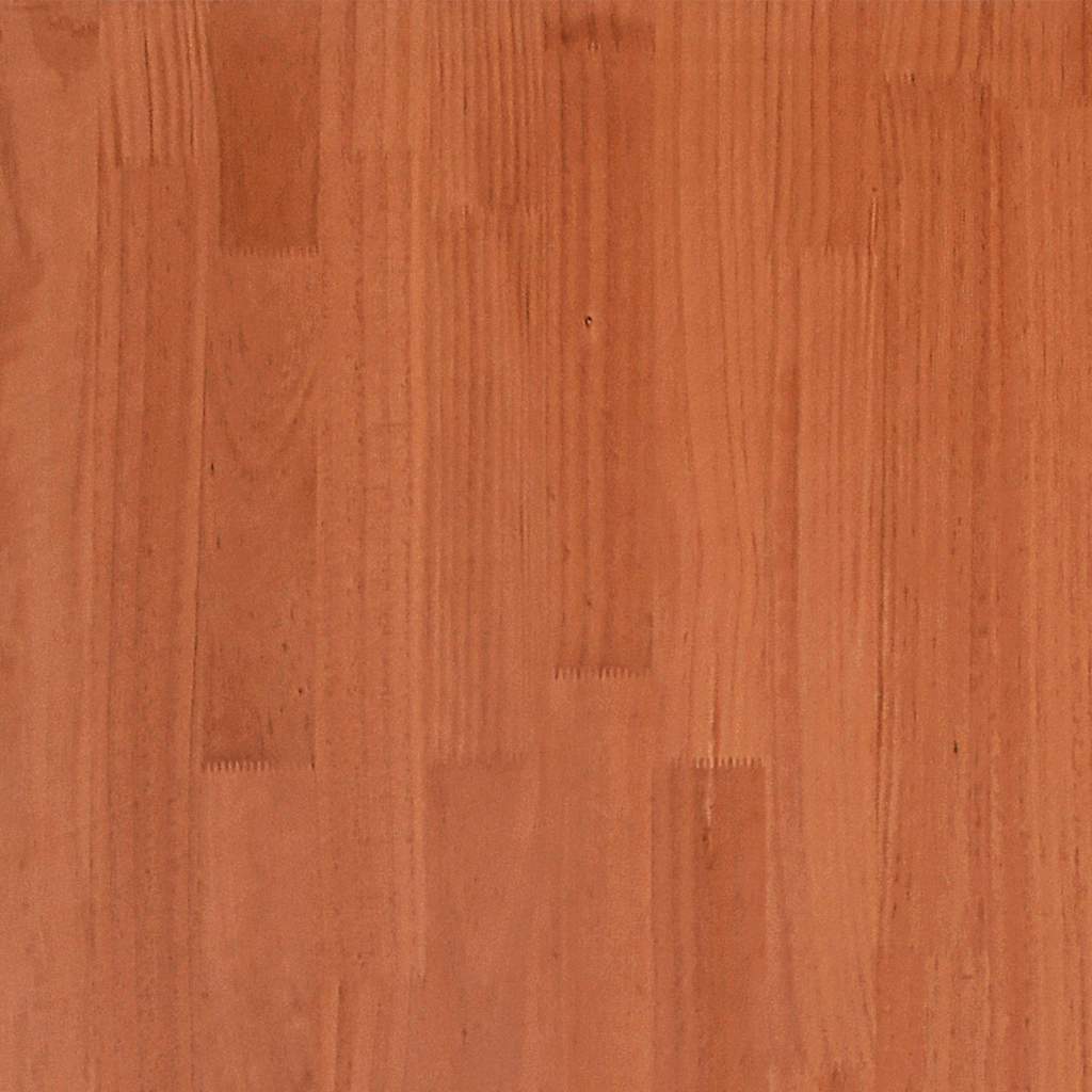 vidaXL Σκελετός Κρεβ. Χωρίς Στρώμα Καφέ Κεριού 200x200 εκ Μασίφ Πεύκο