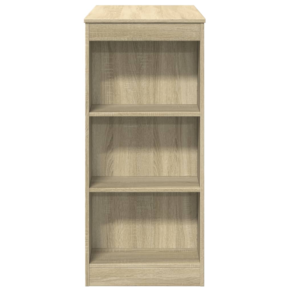 vidaXL Τραπέζι Μπαρ με Ράγες Sonoma Δρυς 95x47x103,5 εκ Επεξεργ. Ξύλο
