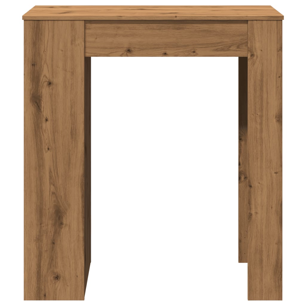 vidaXL Τραπέζι Μπαρ με Ράγες Δρυς 95x47x103,5 εκ. Επεξεργ. Ξύλο