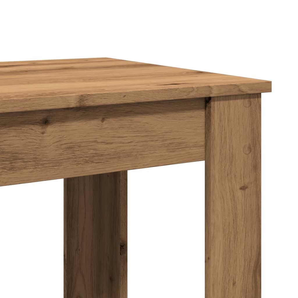 vidaXL Τραπέζι Μπαρ Αρτισιανή Δρυς 51x50x103,5 εκ. Επεξ. Ξύλο