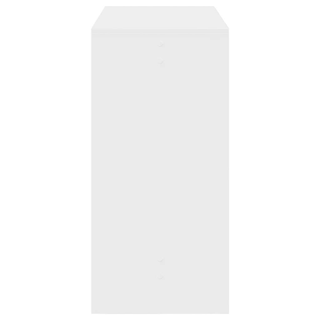 vidaXL Τραπέζι Μπαρ Λευκό 102x50x103,5εκ. Επεξεργ. Ξύλο