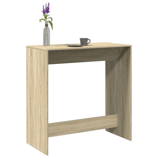 vidaXL Τραπέζι Μπαρ Sonoma Δρυς 102x50x103,5εκ. Επεξεργ. Ξύλο